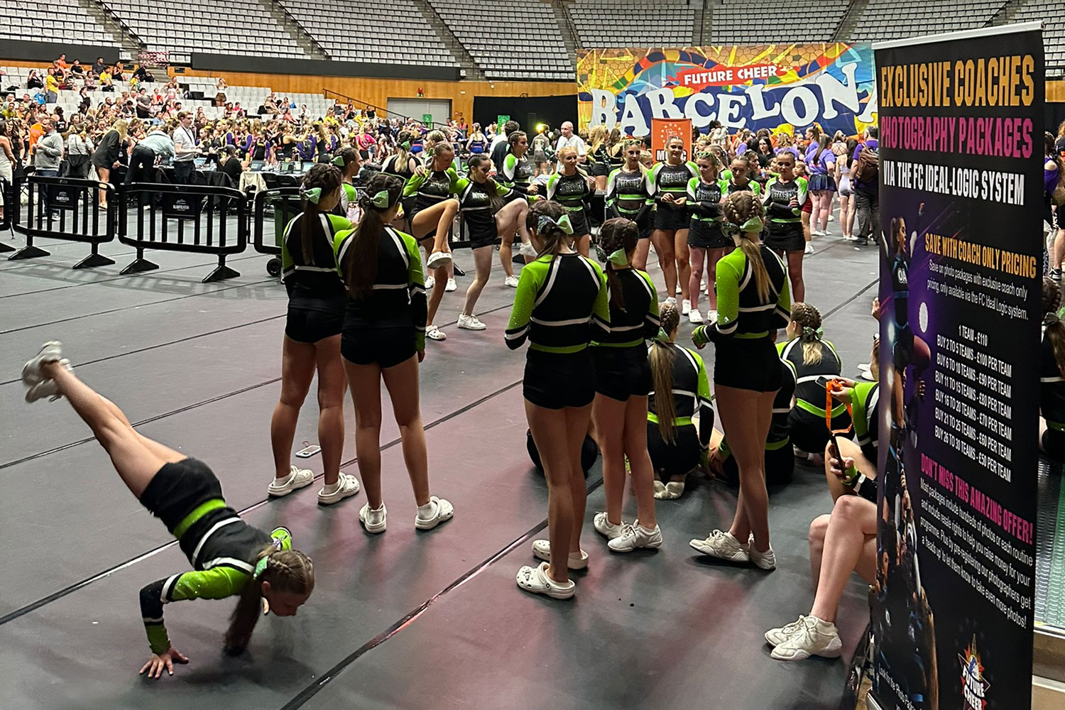 Future Cheer en el Olimpic Arena de Badalona