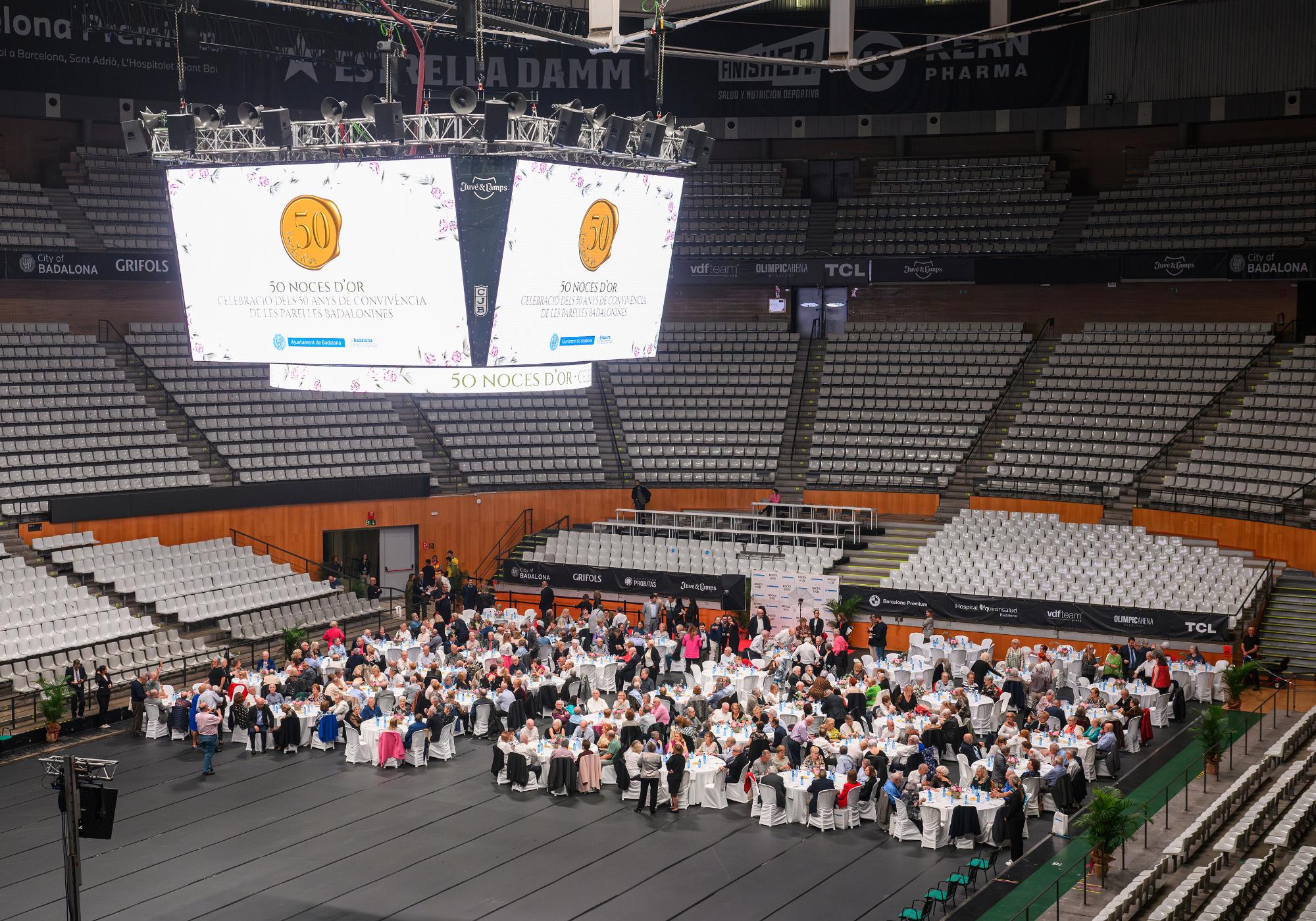 Noces d'or en el Olimpic Arena de Badalona