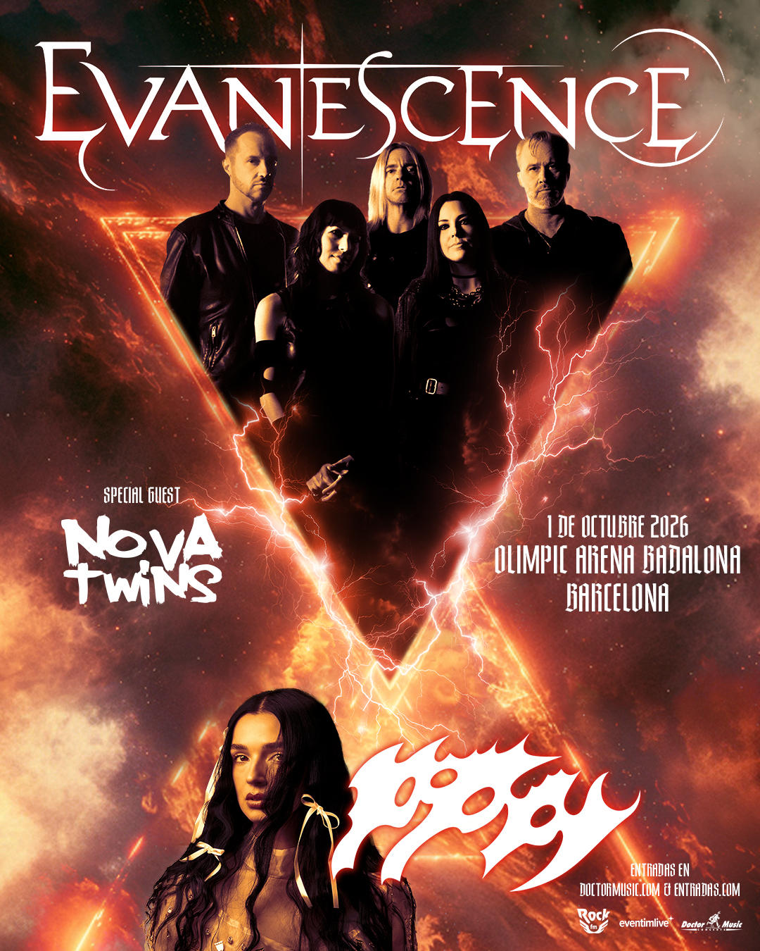 Evanescence en el Olimpic Arena de Badalona