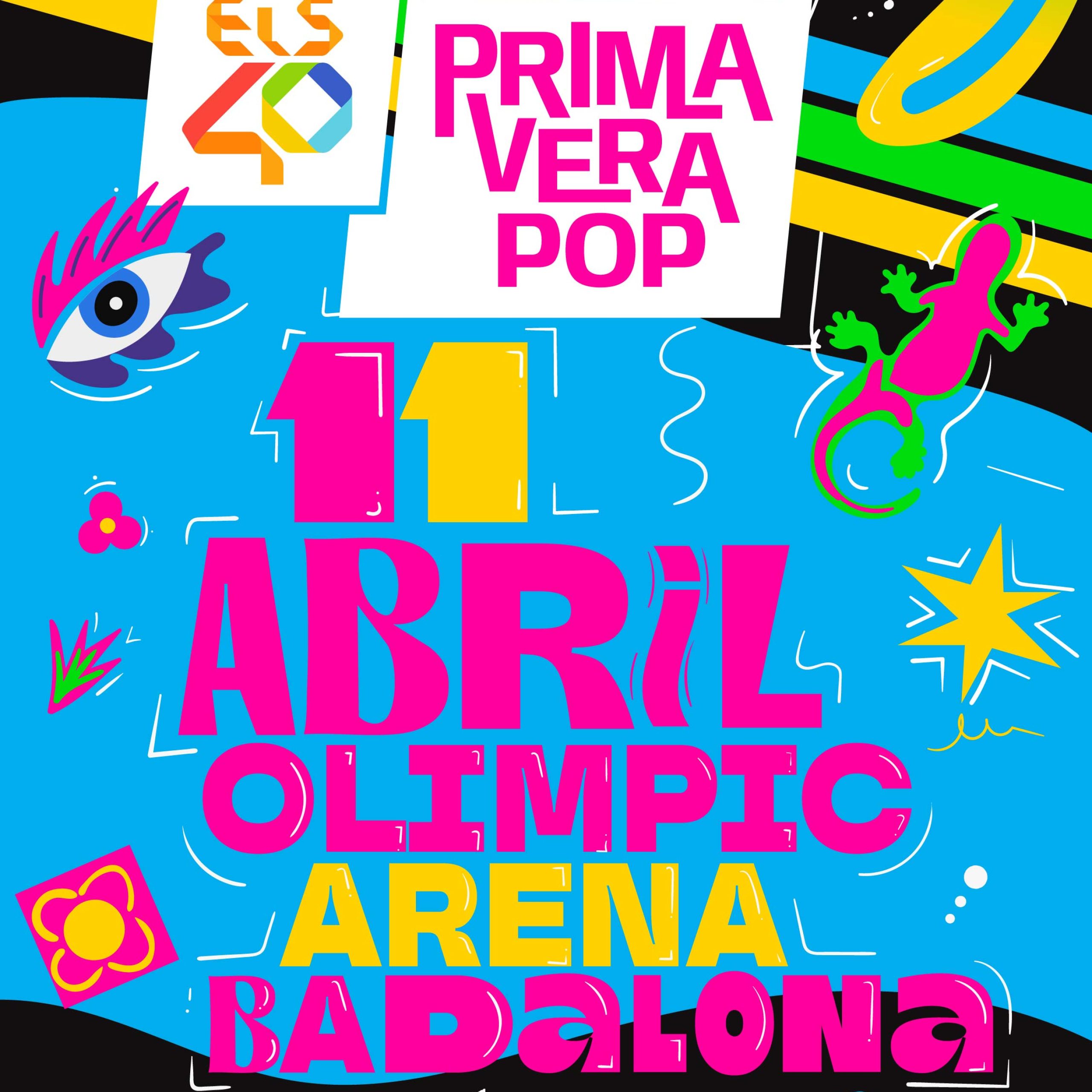 Cartell Los 40 Primavera Pop Badalona