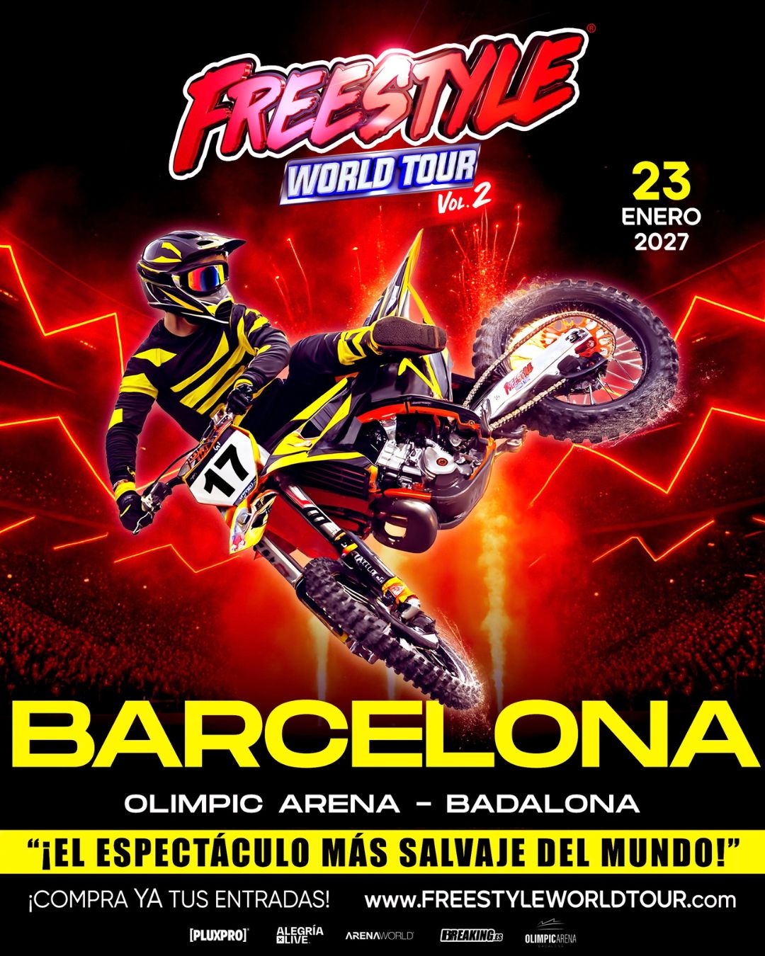 Freestyle Worldtour en el Olimpic Arena de Badalona