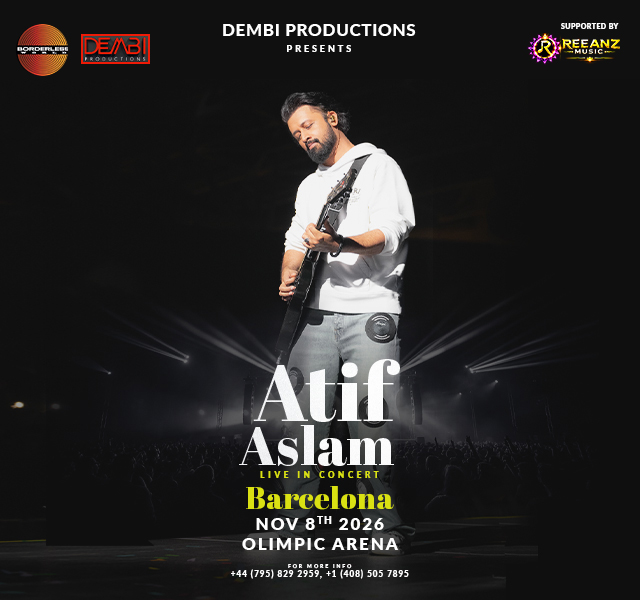 Concierto de Atif Aslam en el Olimpic Arena de Badalona (Barcelona)
