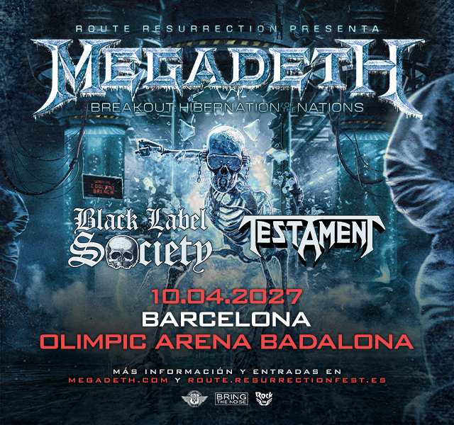 Megadeth en el Olimpic Arena de Badalona