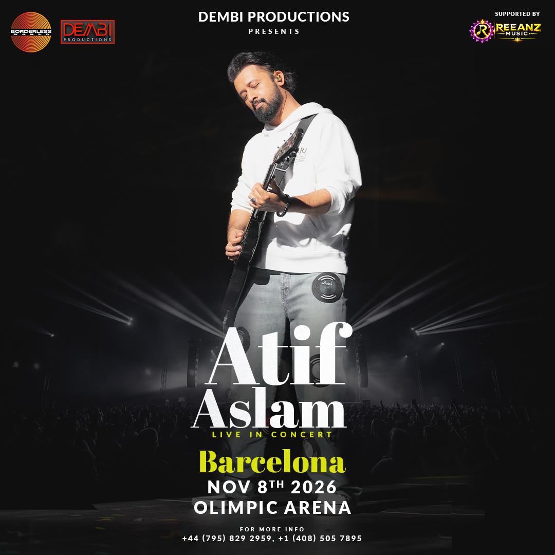 Concierto de Atif Aslam en el Olimpic Arena de Badalona (Barcelona)